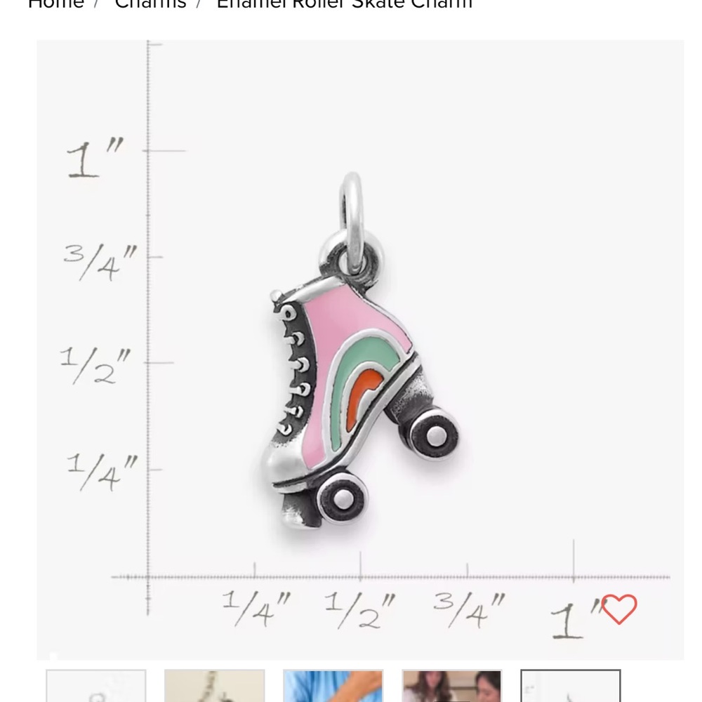 James Avery roller skate charm